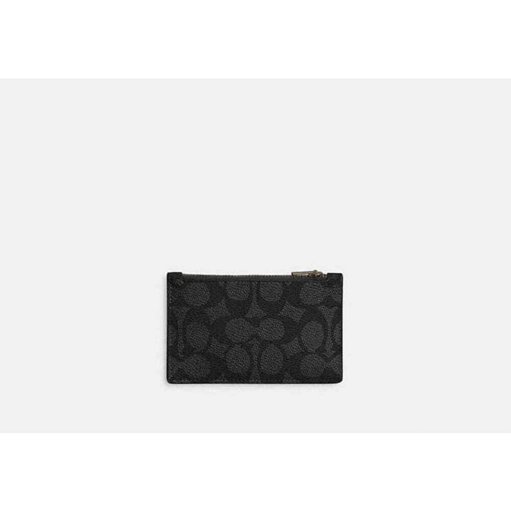 Zip Card Case In Signature Canvas